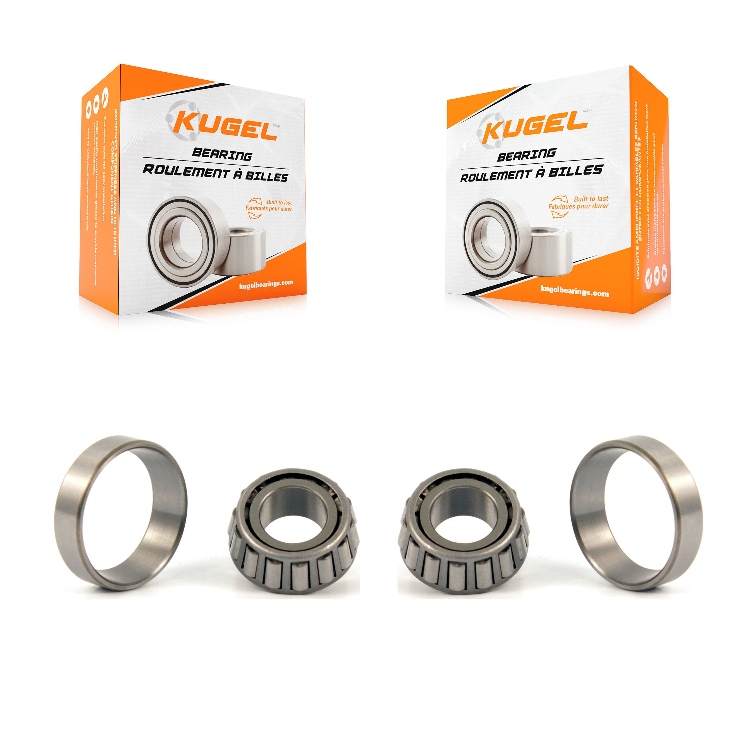 Front Outer Wheel Bearing & Race Pair For Pontiac Fiero Mercedes-Benz 190E Toyota Corolla K70-101083