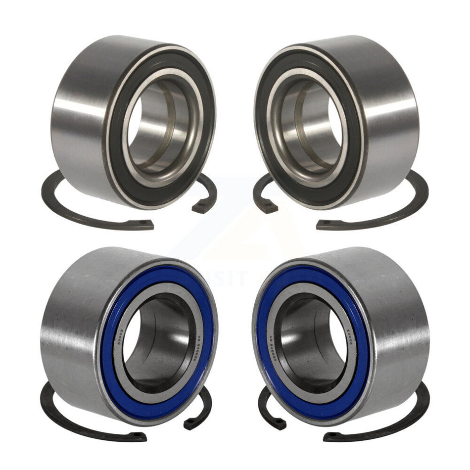 Front Rear Wheel Bearing Kit For Volkswagen Passat Audi A4 Quattro S4 A6 90 Coupe K70-101131