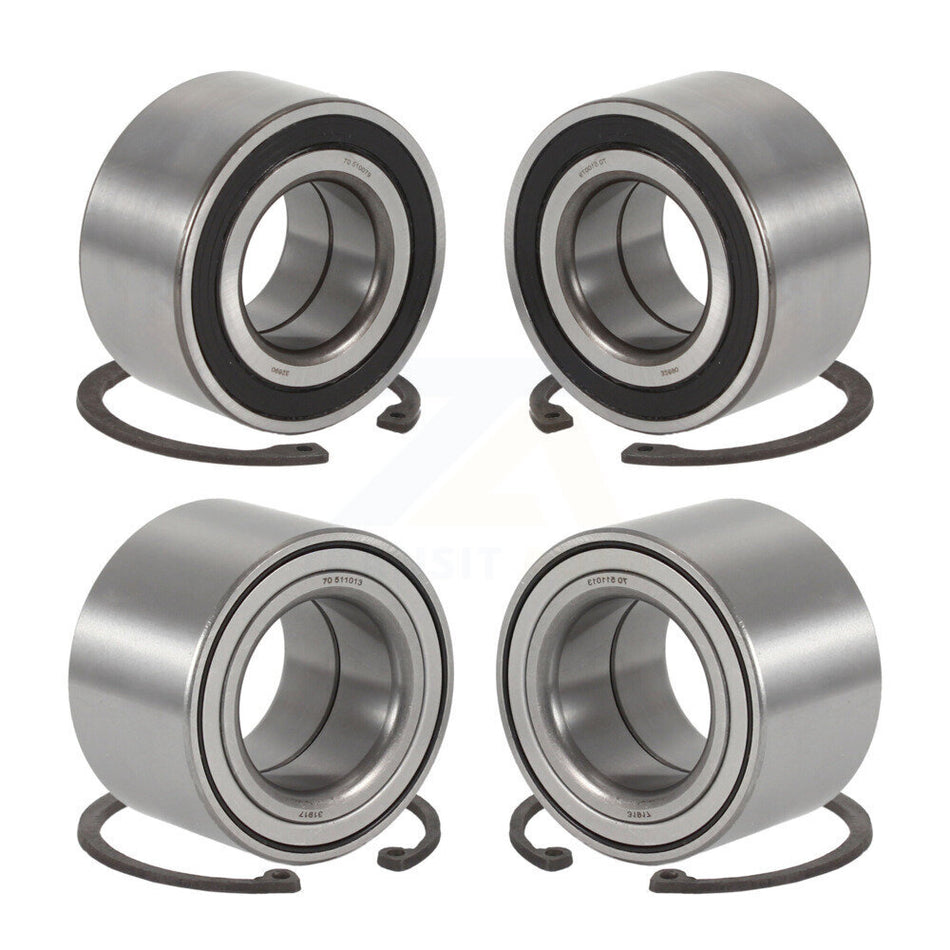 Front Rear Wheel Bearing Kit For 2003-2006 Mitsubishi Outlander AWD K70-101142