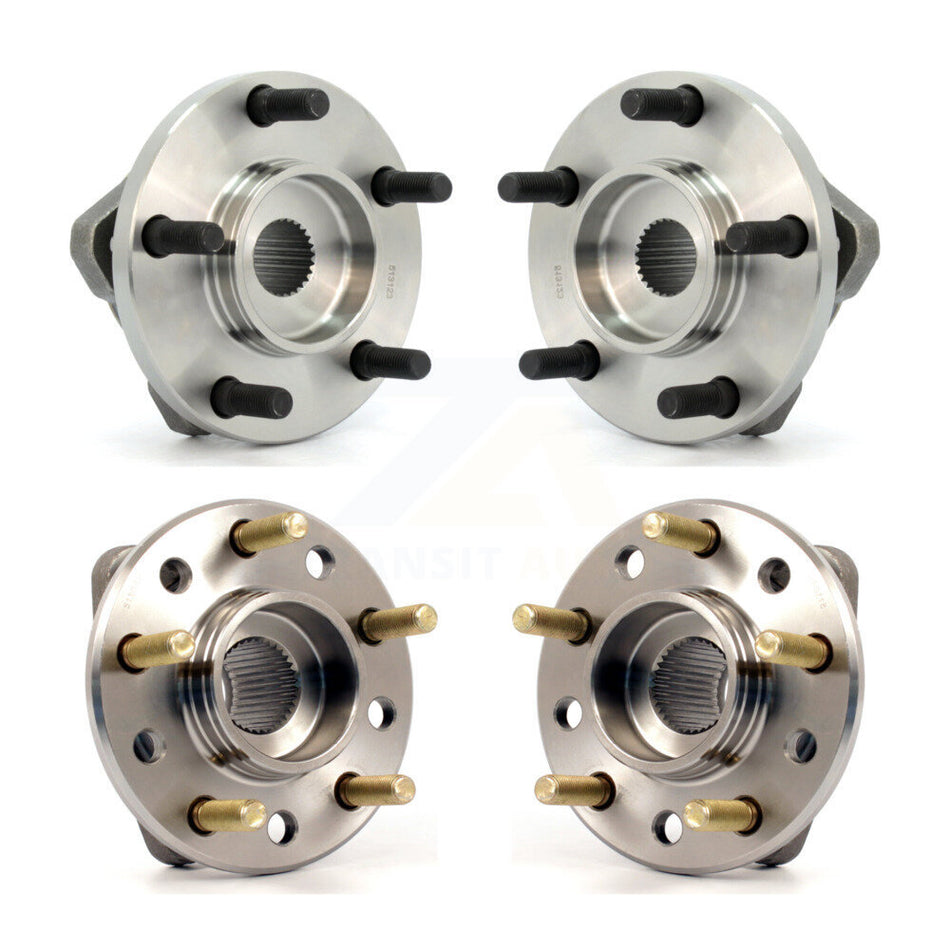 Front Rear Wheel Bearing & Hub Assembly Kit For Prowler Plymouth Chrysler K70-101182