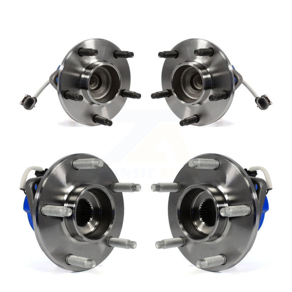 Front Rear Wheel Bearing & Hub Assembly Kit For Chevrolet Corvette Cadillac XLR K70-101185