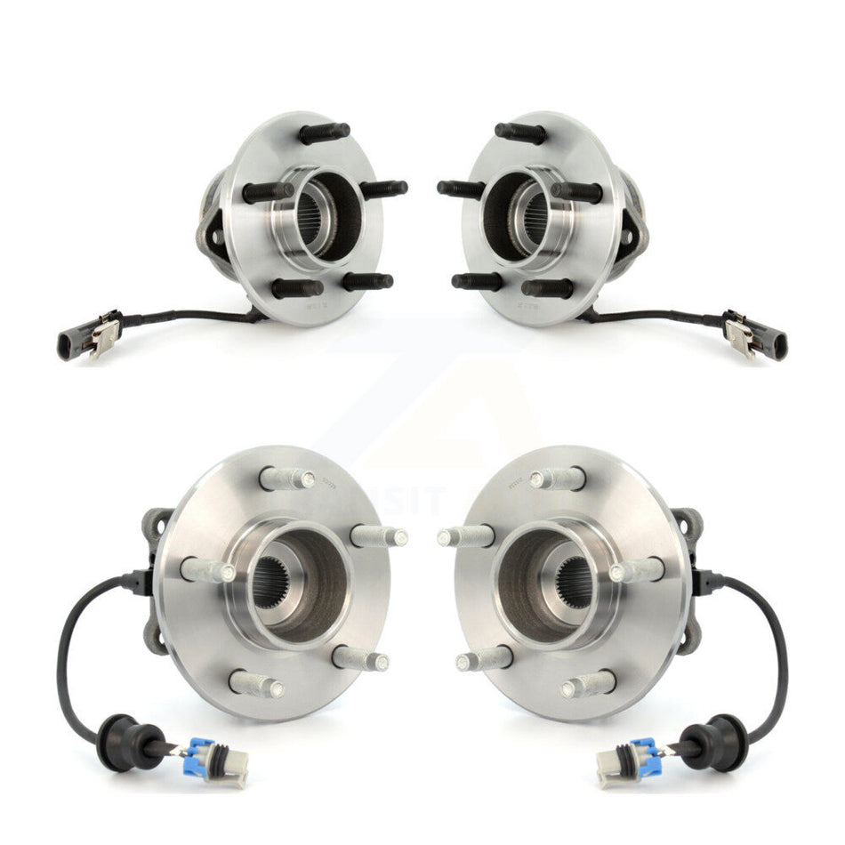 Front Rear Wheel Bearing & Hub Assembly Kit For Saturn Vue Chevrolet Equinox Pontiac Torrent K70-101194