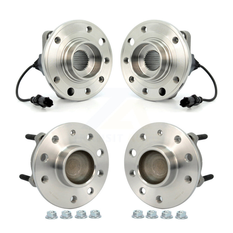 Front Rear Wheel Bearing & Hub Assembly Kit For Saab 9-3 9-3X K70-101196