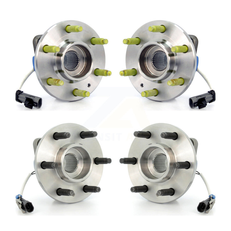 Front Rear Wheel Bearing & Hub Assembly Kit For 2004-2009 Cadillac SRX AWD K70-101200