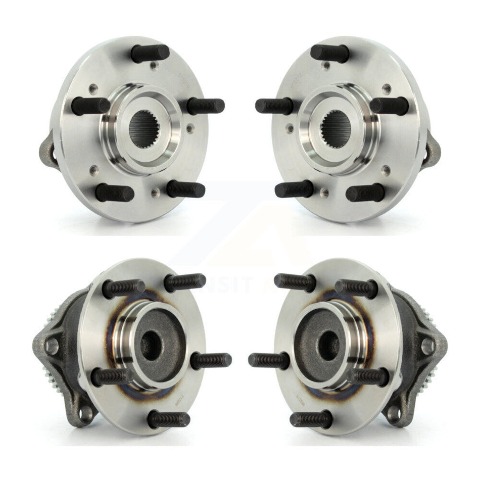 Front Rear Wheel Bearing & Hub Assembly Kit For Mitsubishi Endeavor FWD K70-101214