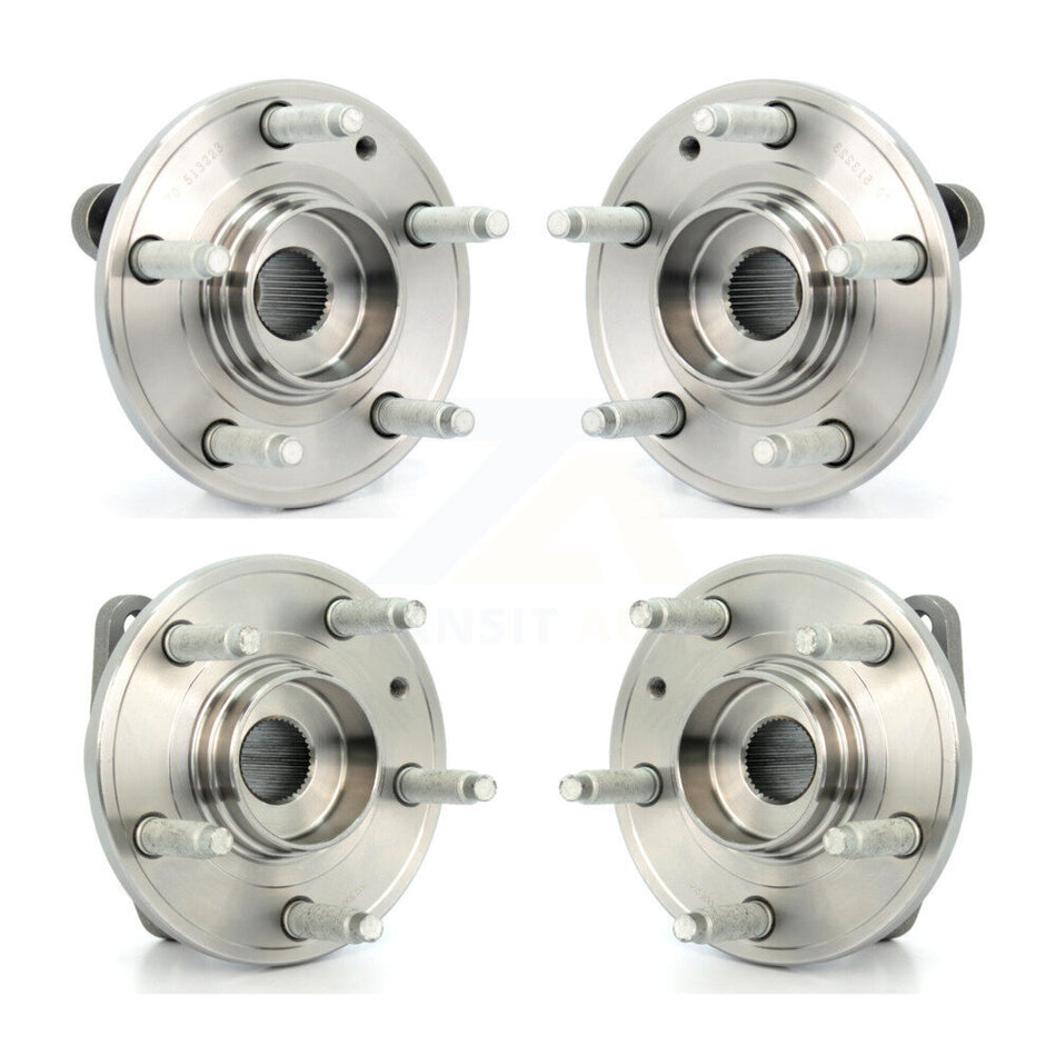 Front Rear Wheel Bearing & Hub Assembly Kit For Ford Five Hundred Freestyle Taurus Mercury Montego X Sable AWD K70-101221