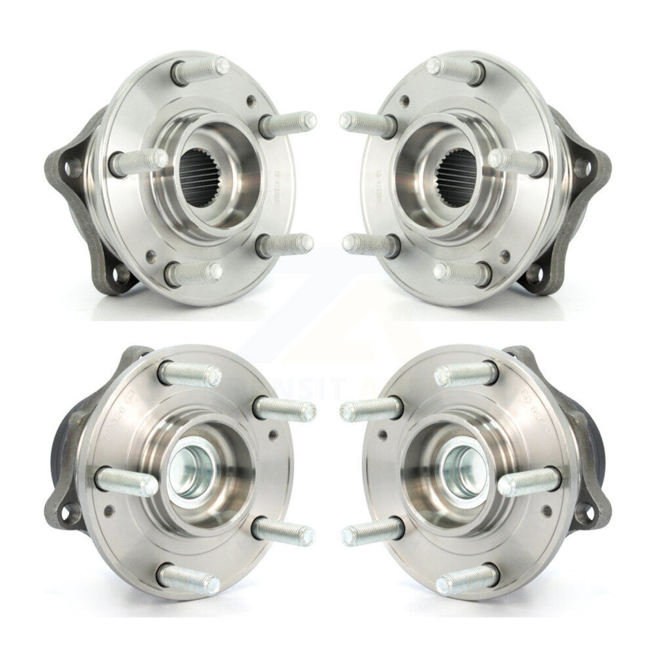 Front Rear Wheel Bearing & Hub Assembly Kit For Hyundai Kia Sorento Santa Fe Sport Veracruz FWD K70-101255