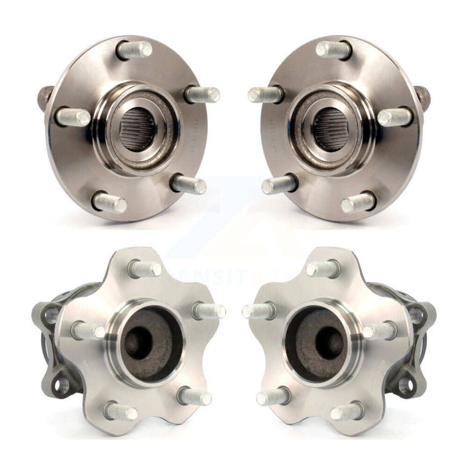 Front Rear Wheel Bearing & Hub Assembly Kit For Nissan Rogue Select FWD K70-101271