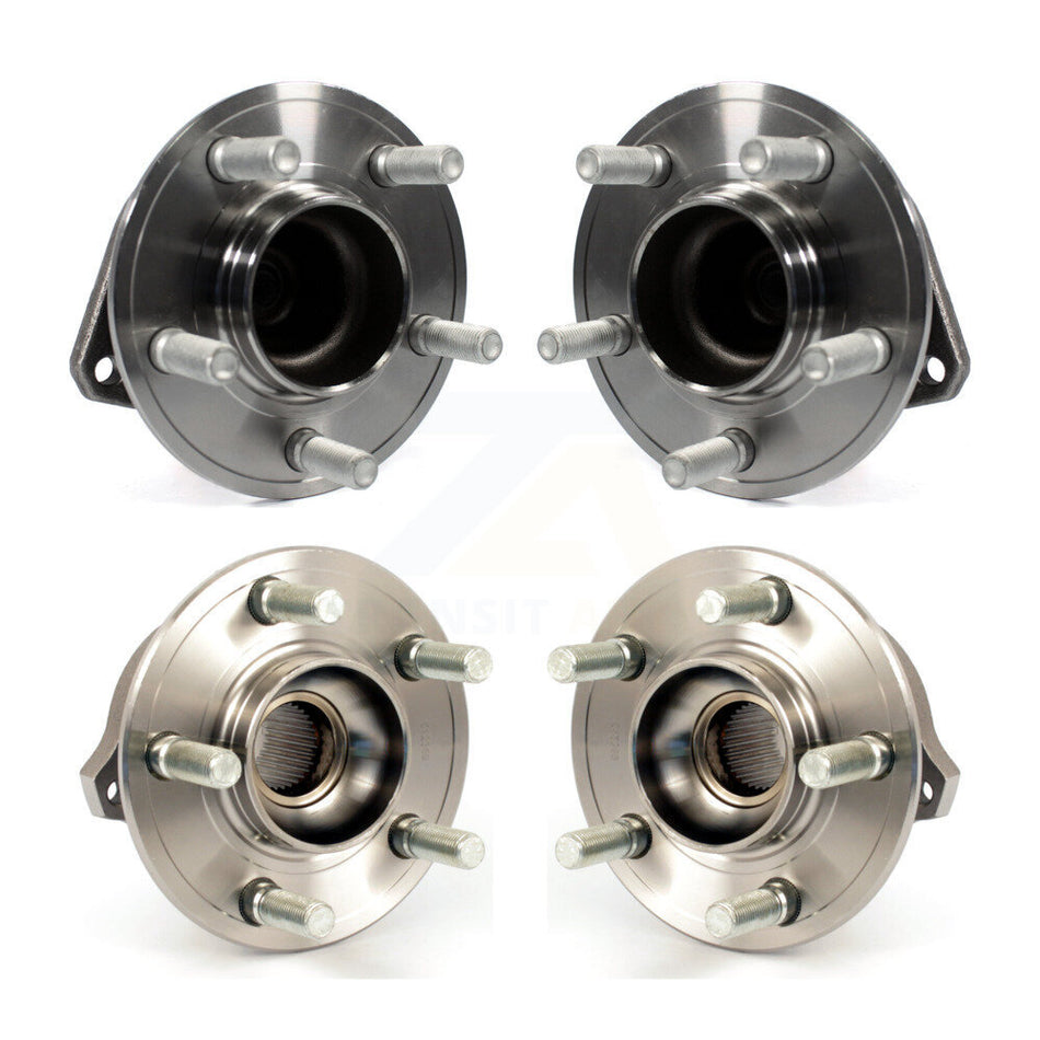 Front Rear Wheel Bearing & Hub Assembly Kit For Dodge Charger Chrysler 300 Challenger K70-101280