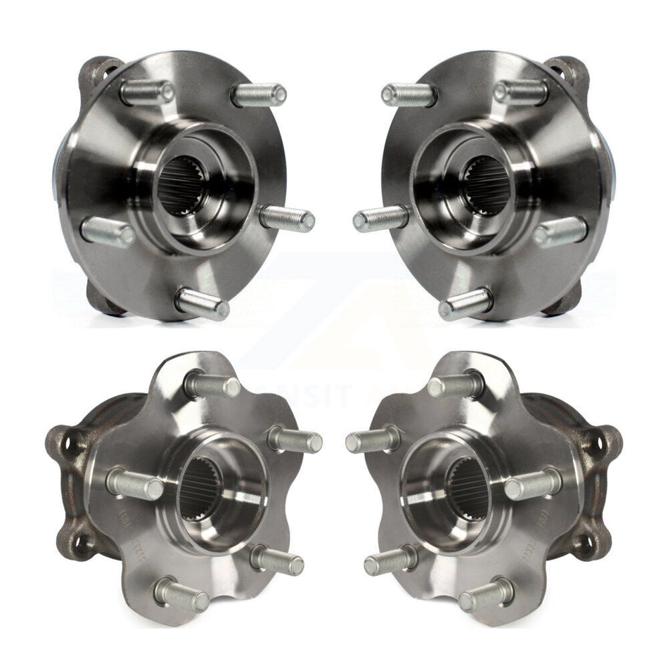 Front Rear Wheel Bearing Hub Assembly Kit For INFINITI Q50 G37 QX50 EX35 G35 Q60 FX35 M37 K70-101283