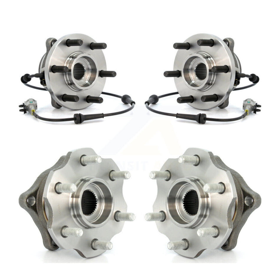 Front Rear Wheel Bearing & Hub Assembly Kit For Nissan Pathfinder K70-101293