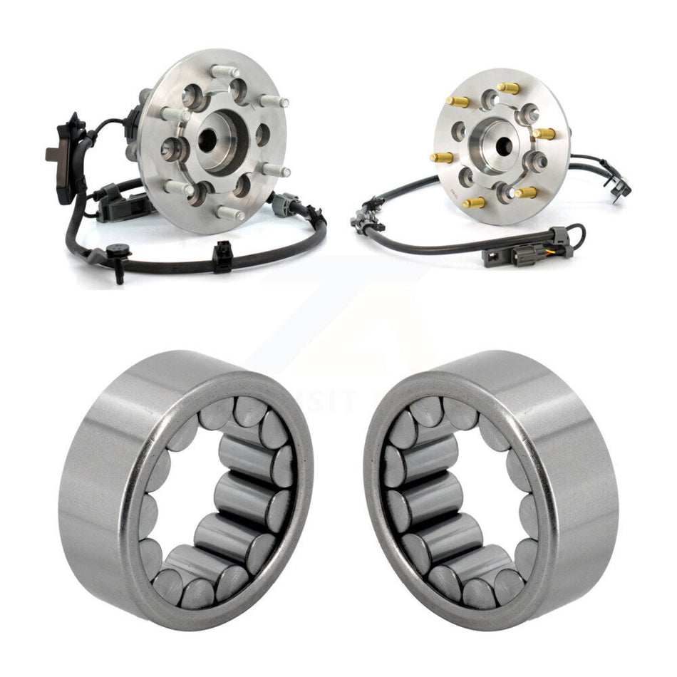 Front Rear Wheel Bearing & Hub Assembly Kit For Chevrolet Colorado GMC Canyon Isuzu i-280 K70-101310