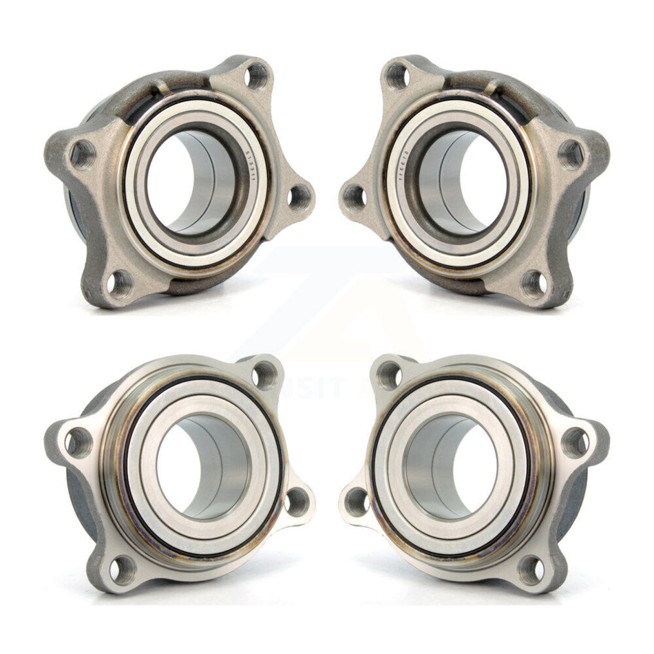 Front Rear Wheel Bearing Assembly Kit For 2004-2006 INFINITI G35 AWD Module K70-101317