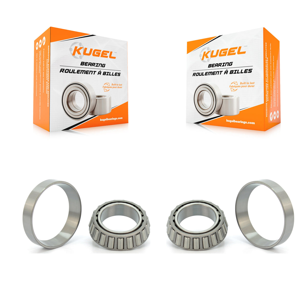 Front Inner Wheel Bearing Race Pair For Dodge Chevrolet GMC C1500 Ram 2500 Ford Ranger II K70-101325
