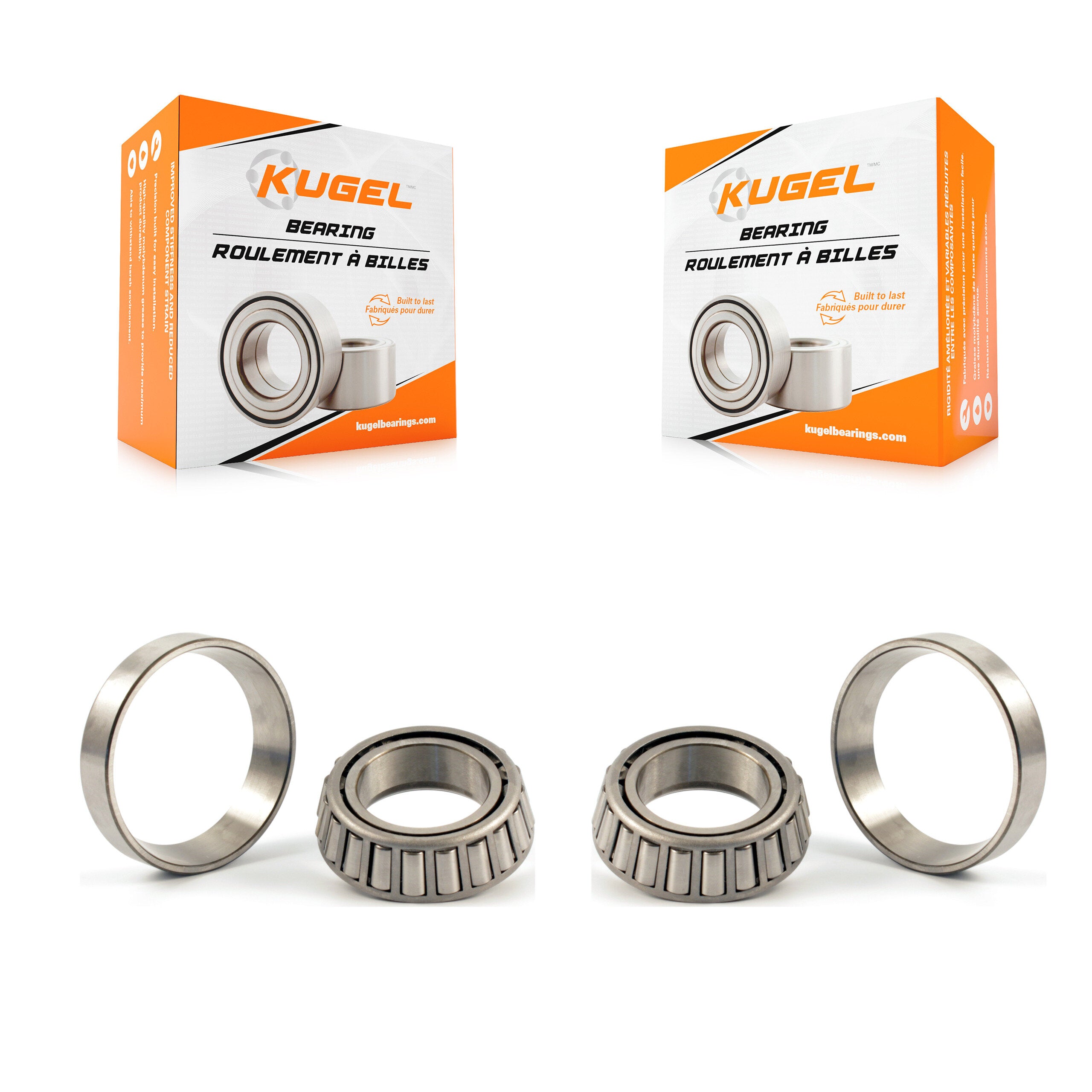 Front Inner Wheel Bearing Race Pair For Ford Ranger Chevrolet C1500 GMC Toyota Mazda Ram K70-101329