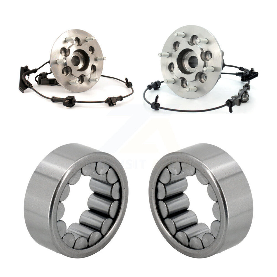 Front Rear Wheel Bearing & Hub Assembly Kit For Chevrolet Colorado GMC Canyon Isuzu i-350 K70-101356