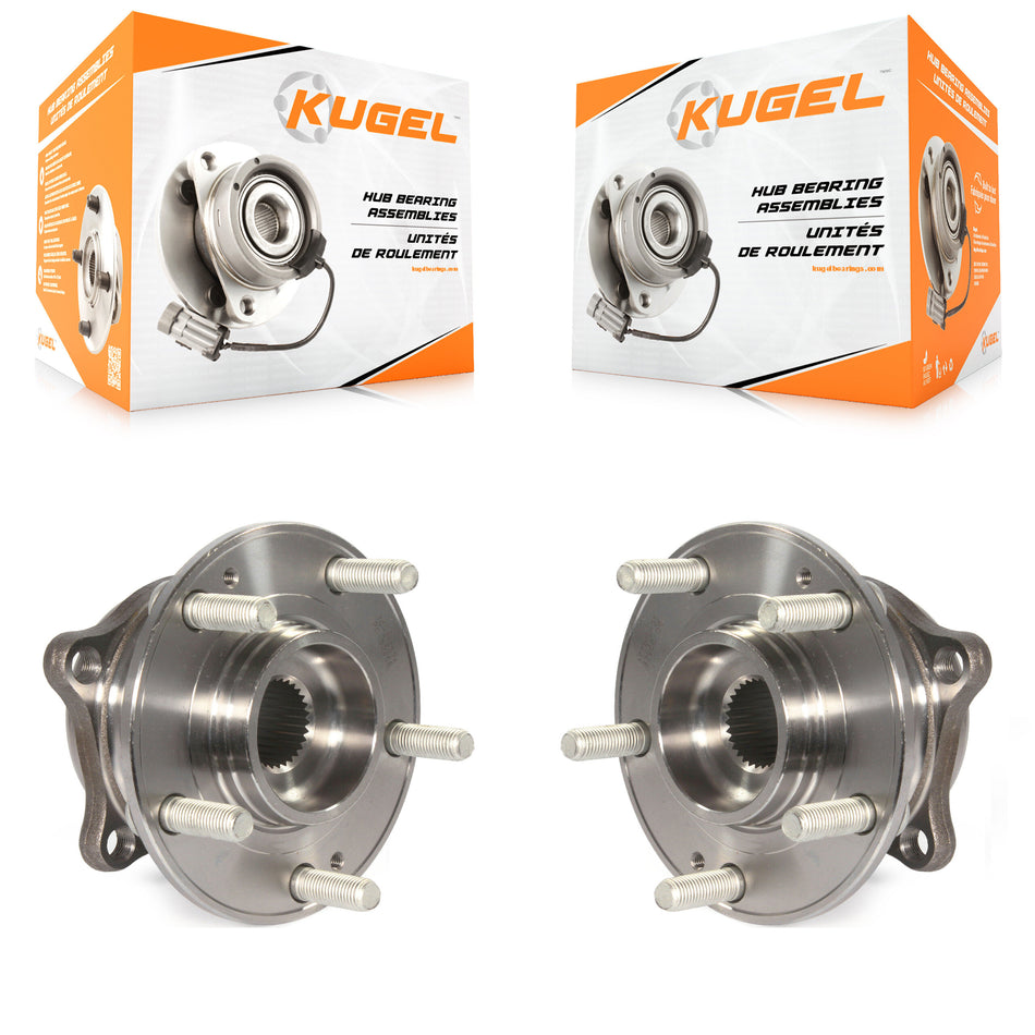 Front Wheel Bearing And Hub Assembly Pair For Hyundai Sonata Kia Tucson Optima Sportage Cadenza Veloster N Nexo K70-101410