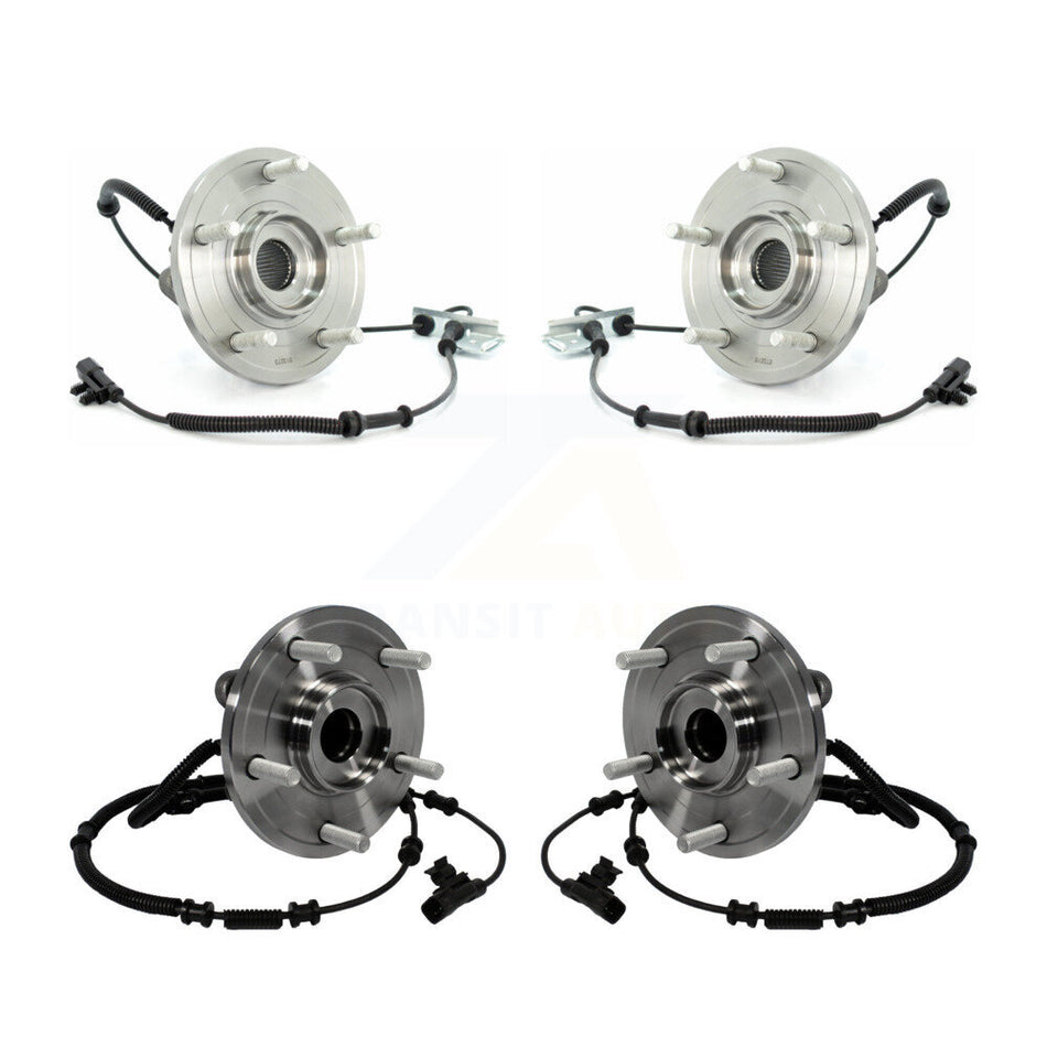 Front Rear Wheel Bearing & Hub Assembly Kit For 2012 Volkswagen Routan K70-101427