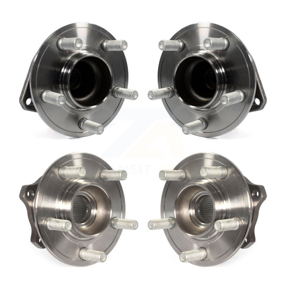 Front Rear Wheel Bearing & Hub Assembly Kit For Dodge Charger Challenger Chrysler 300 K70-101430