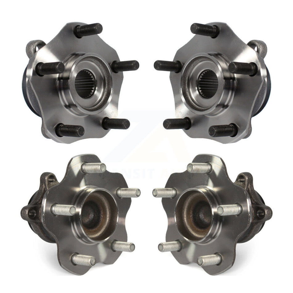 Front Rear Wheel Bearing & Hub Assembly Kit For 2013-2019 Nissan Sentra K70-101438