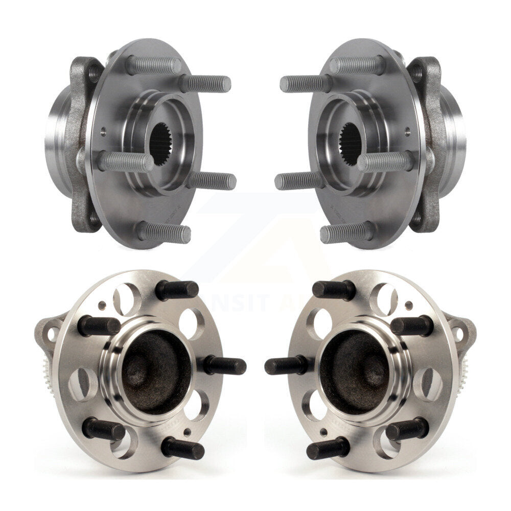 Front Rear Wheel Bearing & Hub Assembly Kit For 2017 Hyundai Elantra GT K70-101471