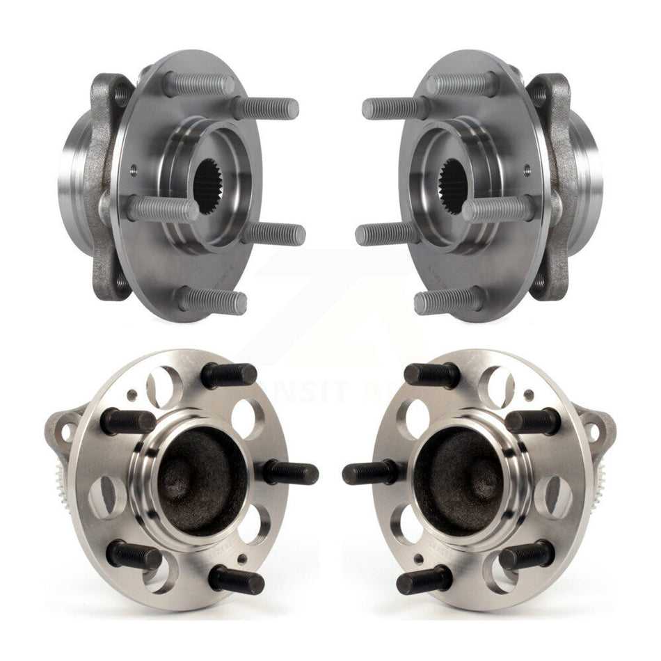 Front Rear Wheel Bearing & Hub Assembly Kit For 2017 Hyundai Elantra GT K70-101471