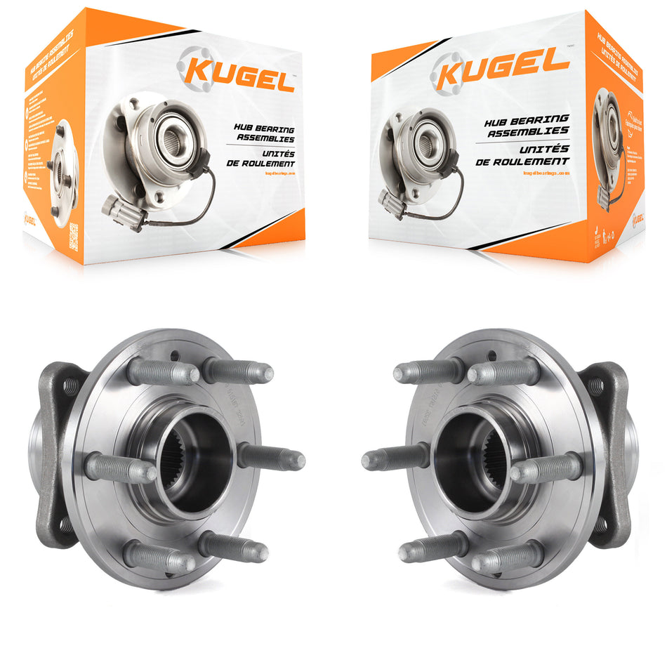 Front Wheel Bearing And Hub Assembly Pair For 2015-2020 Chevrolet Colorado GMC Canyon 4WD K70-101493