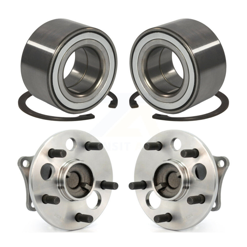 Front Rear Wheel Bearing And Hub Assembly Kit For Toyota Camry Avalon Solara K70-101525