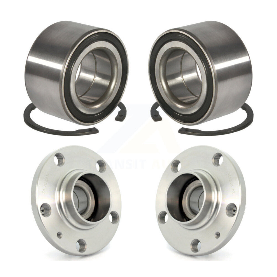Front Rear Wheel Bearing And Hub Assembly Kit For Volkswagen Jetta Beetle Golf Audi TT Quattro K70-101532