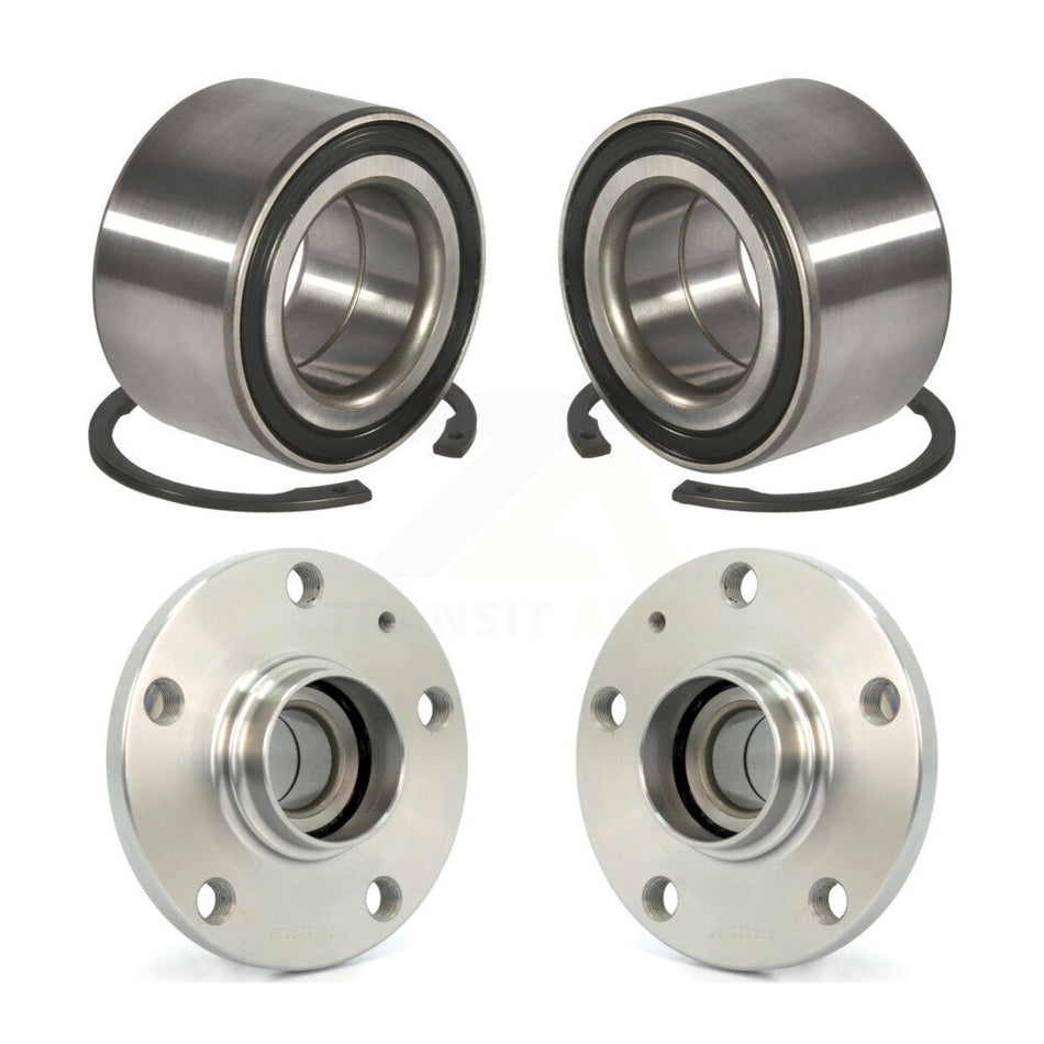 Front Rear Wheel Bearing And Hub Assembly Kit For 2005 Volkswagen Jetta 2nd Design K70-101534