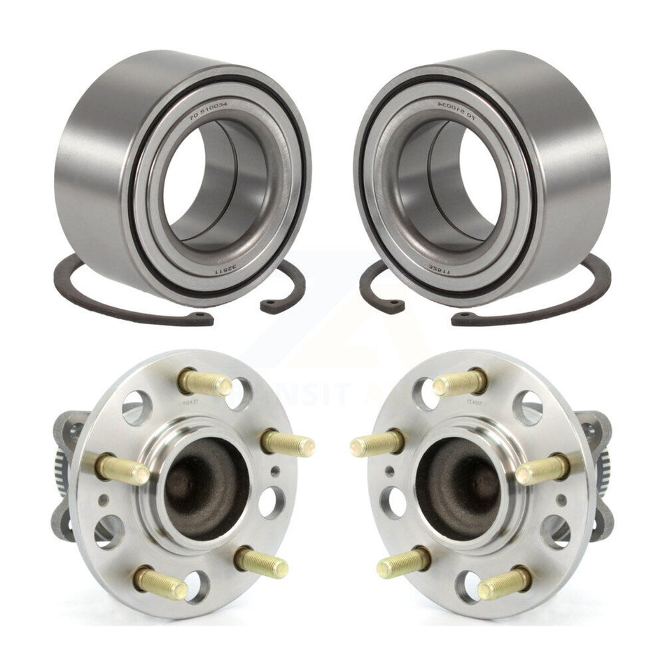 Front Rear Wheel Bearing And Hub Assembly Kit For Hyundai Sonata Kia Optima Tucson Sportage Azera Rondo Cadenza K70-101558