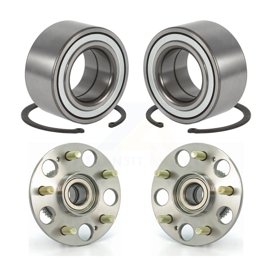 Front Rear Wheel Bearing And Hub Assembly Kit For Honda Civic Acura RSX K70-101565