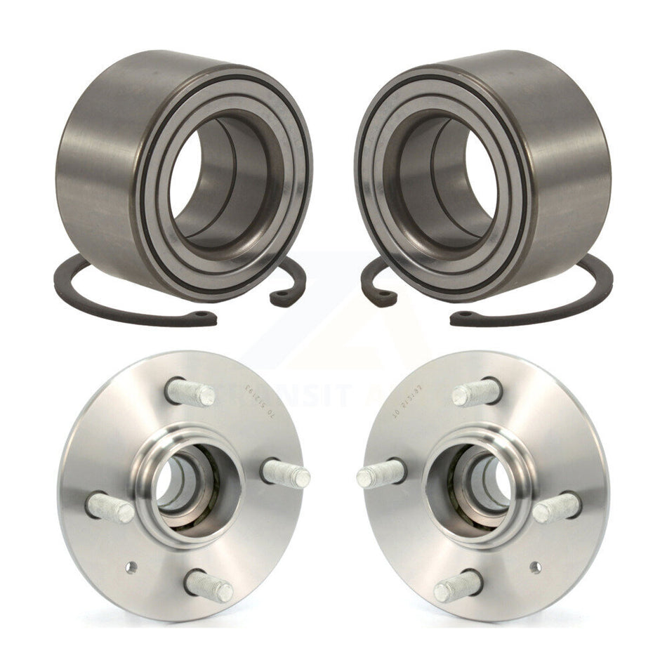 Front Rear Wheel Bearing And Hub Assembly Kit For Hyundai Accent K70-101568