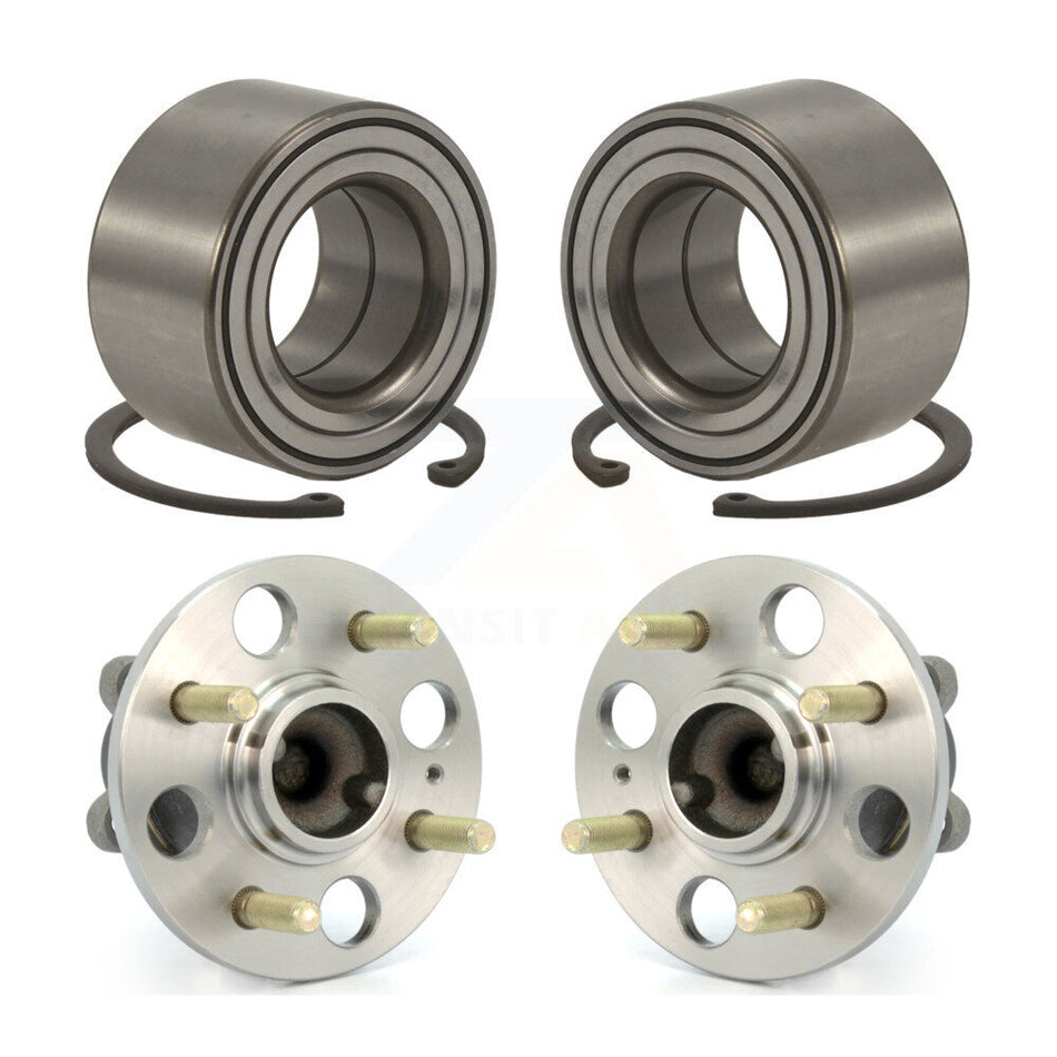 Front Rear Wheel Bearing And Hub Assembly Kit For Hyundai Accent Kia Rio Rio5 K70-101569