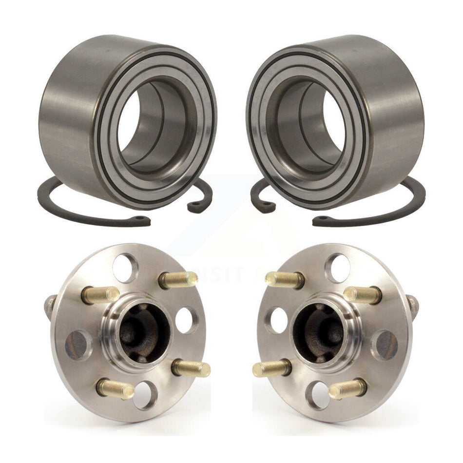 Front Rear Wheel Bearing And Hub Assembly Kit For Hyundai Accent Kia Rio Rio5 Non-ABS K70-101570