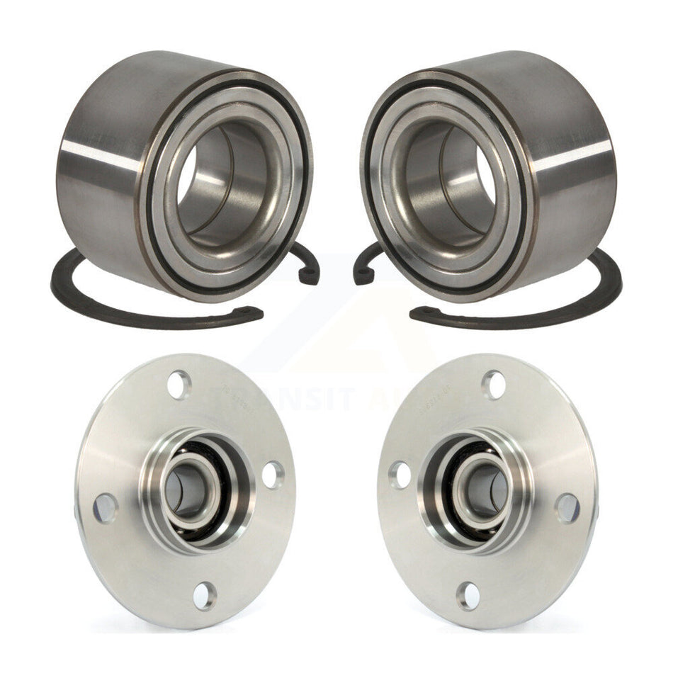 Front Rear Wheel Bearing And Hub Assembly Kit For 2000-2006 Nissan Sentra K70-101579