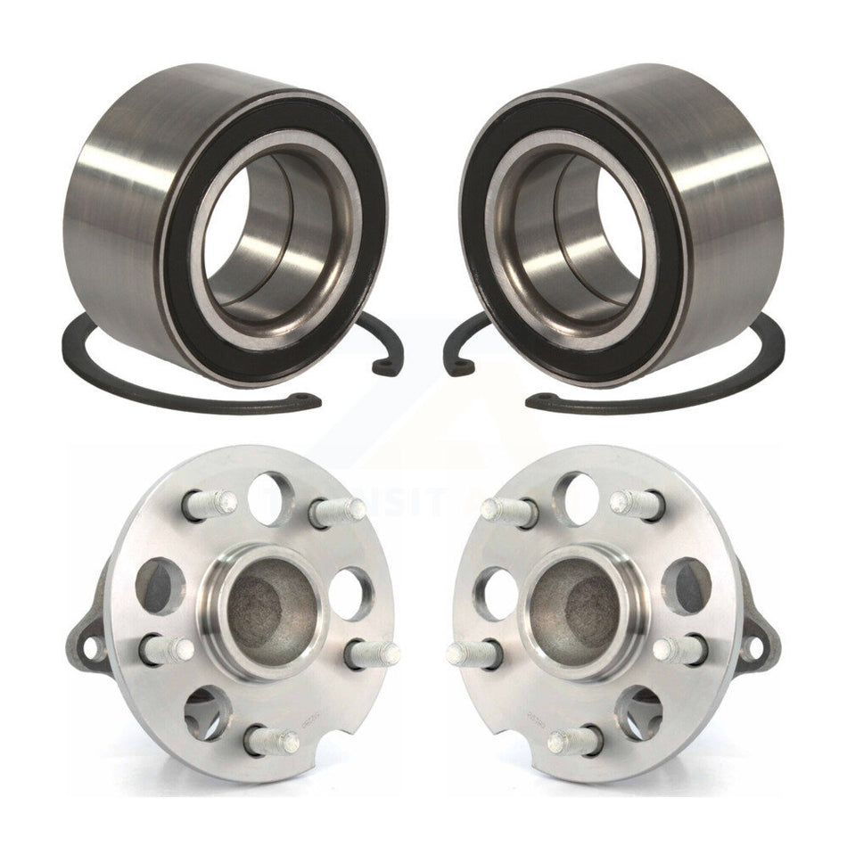 Front Rear Wheel Bearing And Hub Assembly Kit For 2004-2010 Toyota Sienna FWD K70-101584
