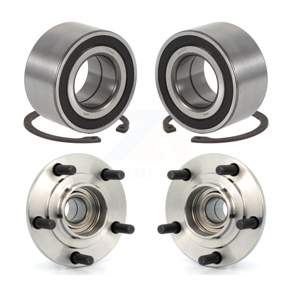 Front Rear Wheel Bearing And Hub Assembly Kit For Mitsubishi Lancer Outlander K70-101619