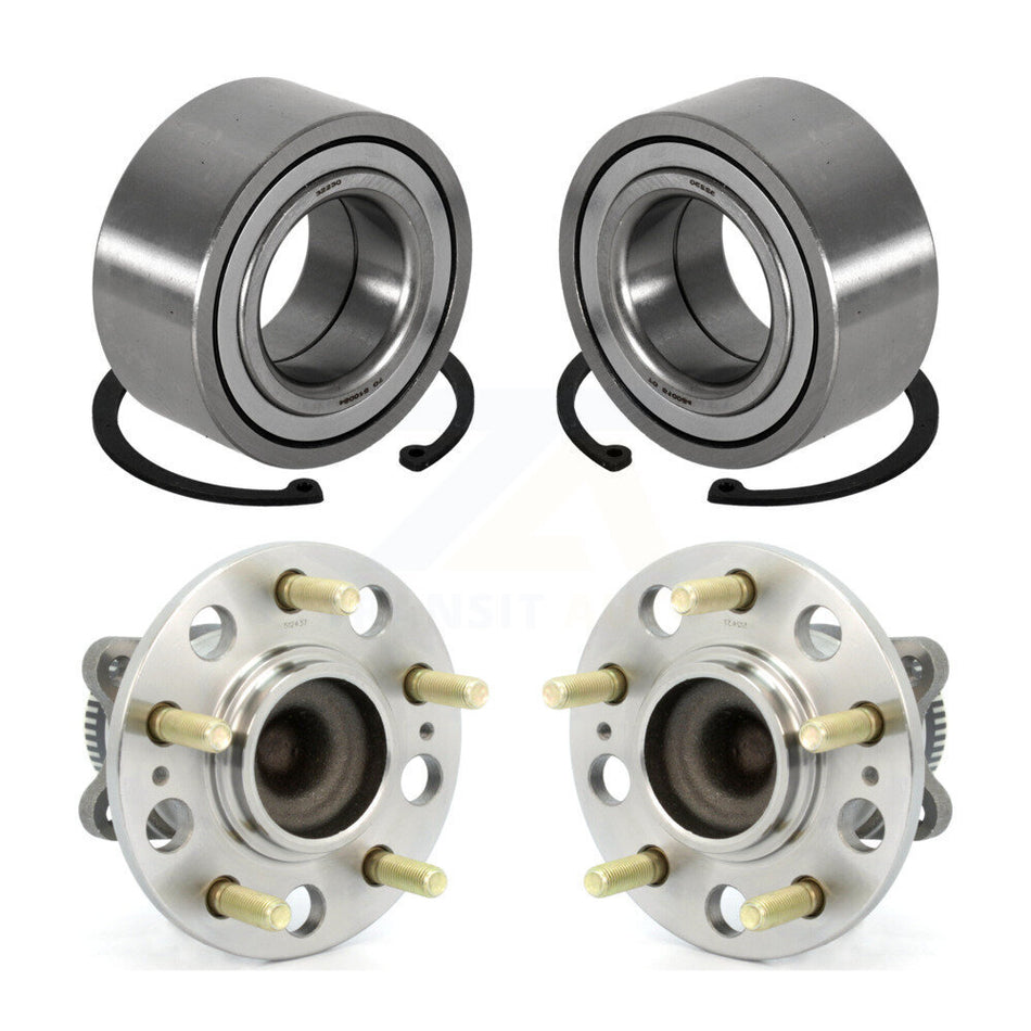 Front Rear Wheel Bearing And Hub Assembly Kit For 2011 Hyundai Azera K70-101623