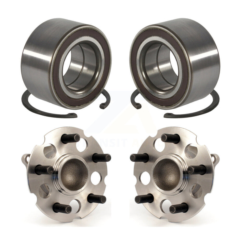 Front Rear Wheel Bearing And Hub Assembly Kit For 2005-2010 Honda Odyssey K70-101624