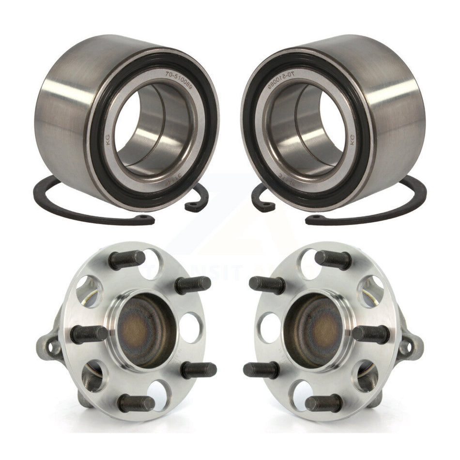 Front Rear Wheel Bearing And Hub Assembly Kit For Honda Civic K70-101626