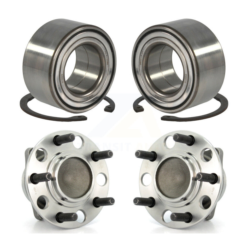 Front Rear Wheel Bearing And Hub Assembly Kit For Dodge Caliber K70-101632