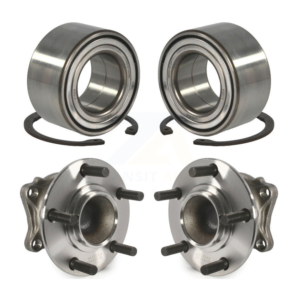 Front Rear Wheel Bearing And Hub Assembly Kit For Mitsubishi Outlander FWD K70-101636