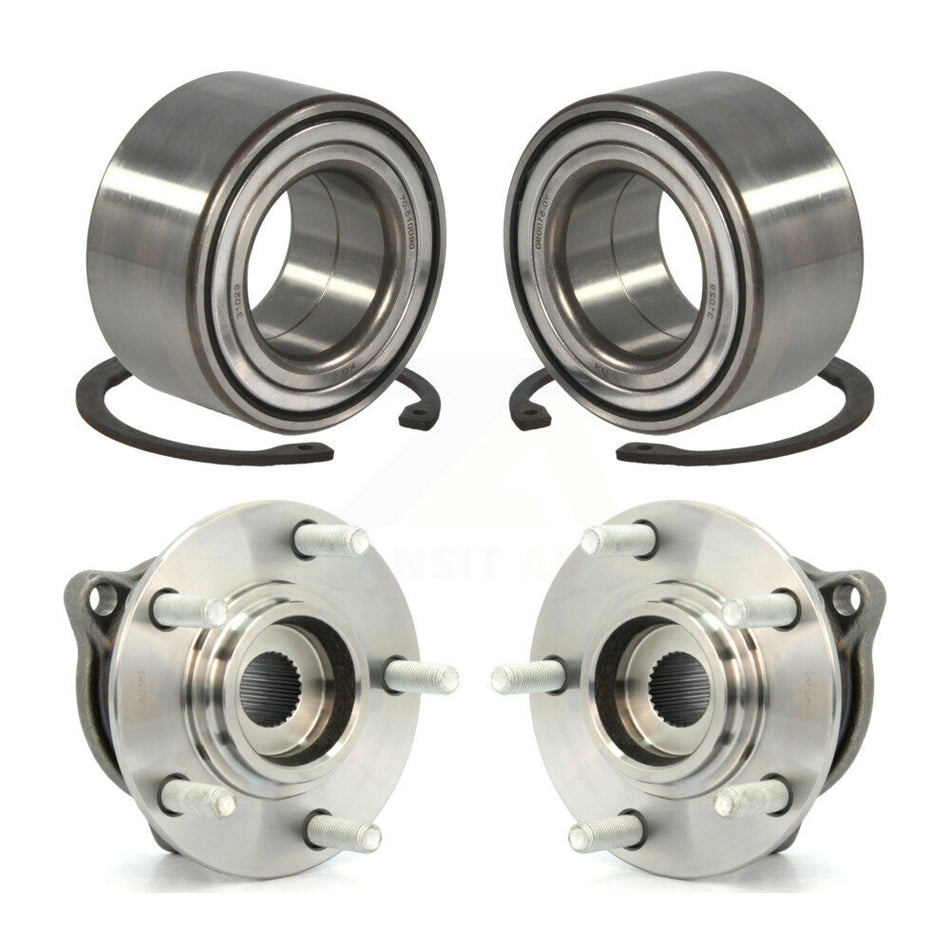 Front Rear Wheel Bearing And Hub Assembly Kit For Mitsubishi Outlander Sport K70-101638