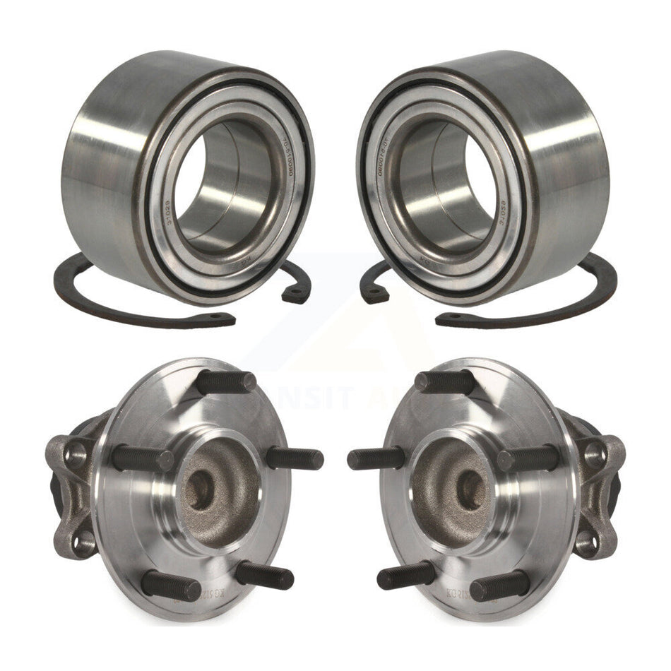 Front Rear Wheel Bearing And Hub Assembly Kit For Mitsubishi Outlander Sport RVR FWD K70-101641