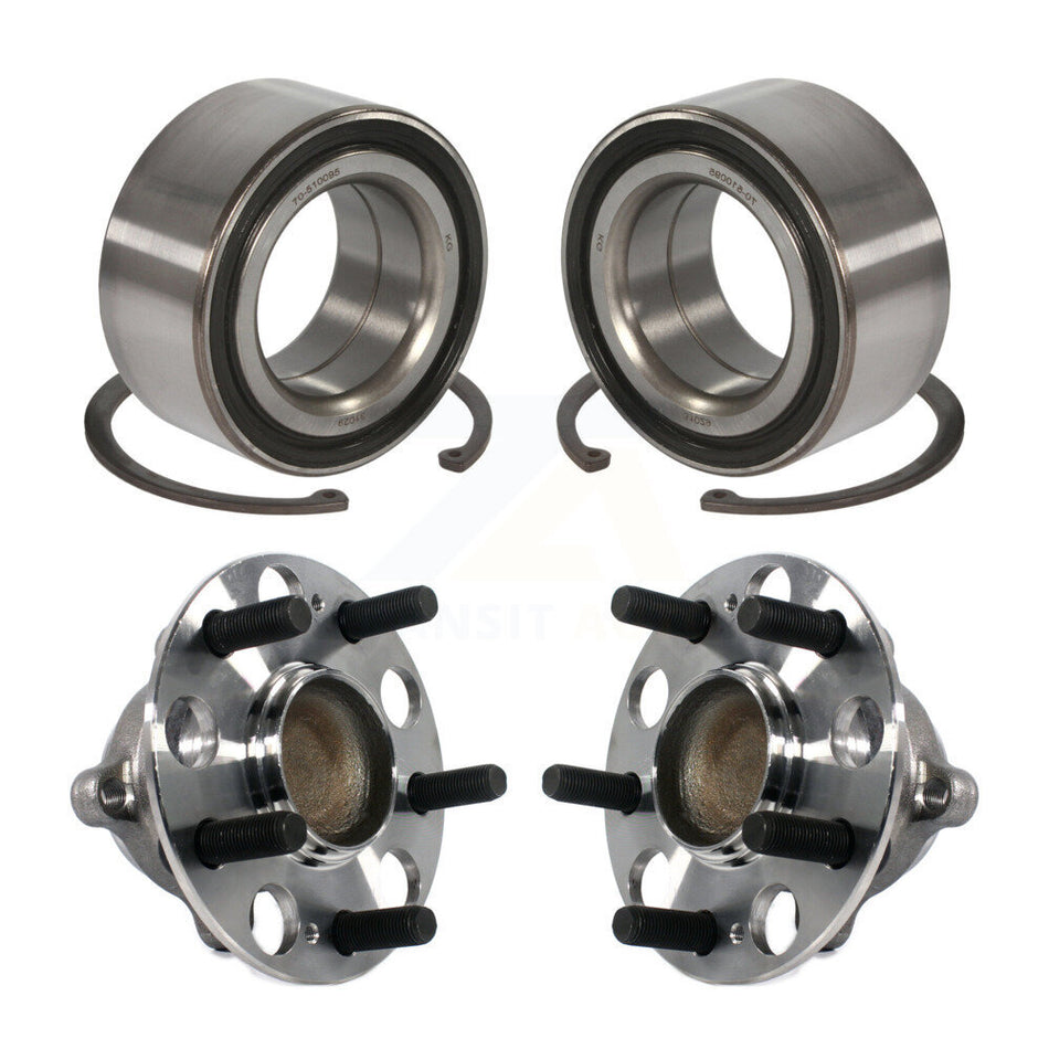 Front Rear Wheel Bearing And Hub Assembly Kit For Acura TL K70-101659
