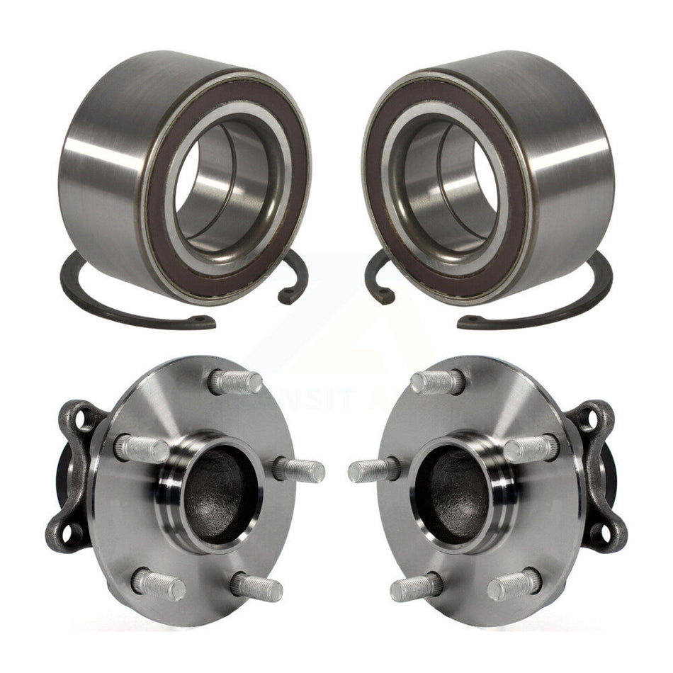 Front Rear Wheel Bearing And Hub Assembly Kit For 2008-2013 Suzuki SX4 FWD K70-101667