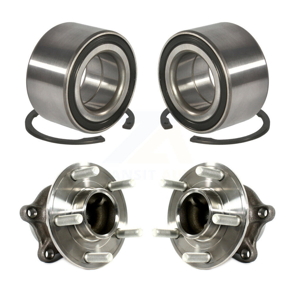 Front Rear Wheel Bearing And Hub Assembly Kit For Ford Focus With Parking Assist K70-101675