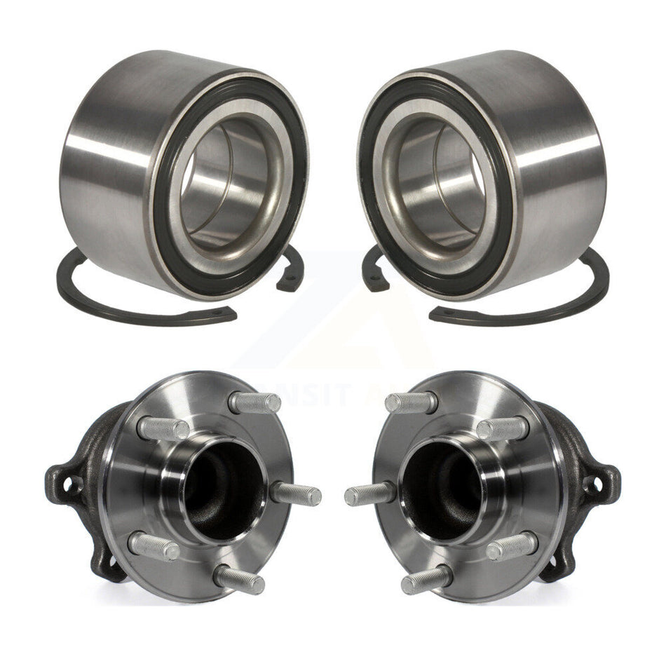 Front Rear Wheel Bearing And Hub Assembly Kit For Ford Escape Lincoln MKC C-Max K70-101677
