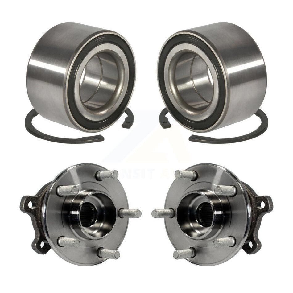 Front Rear Wheel Bearing And Hub Assembly Kit For Ford Escape Lincoln MKC K70-101678